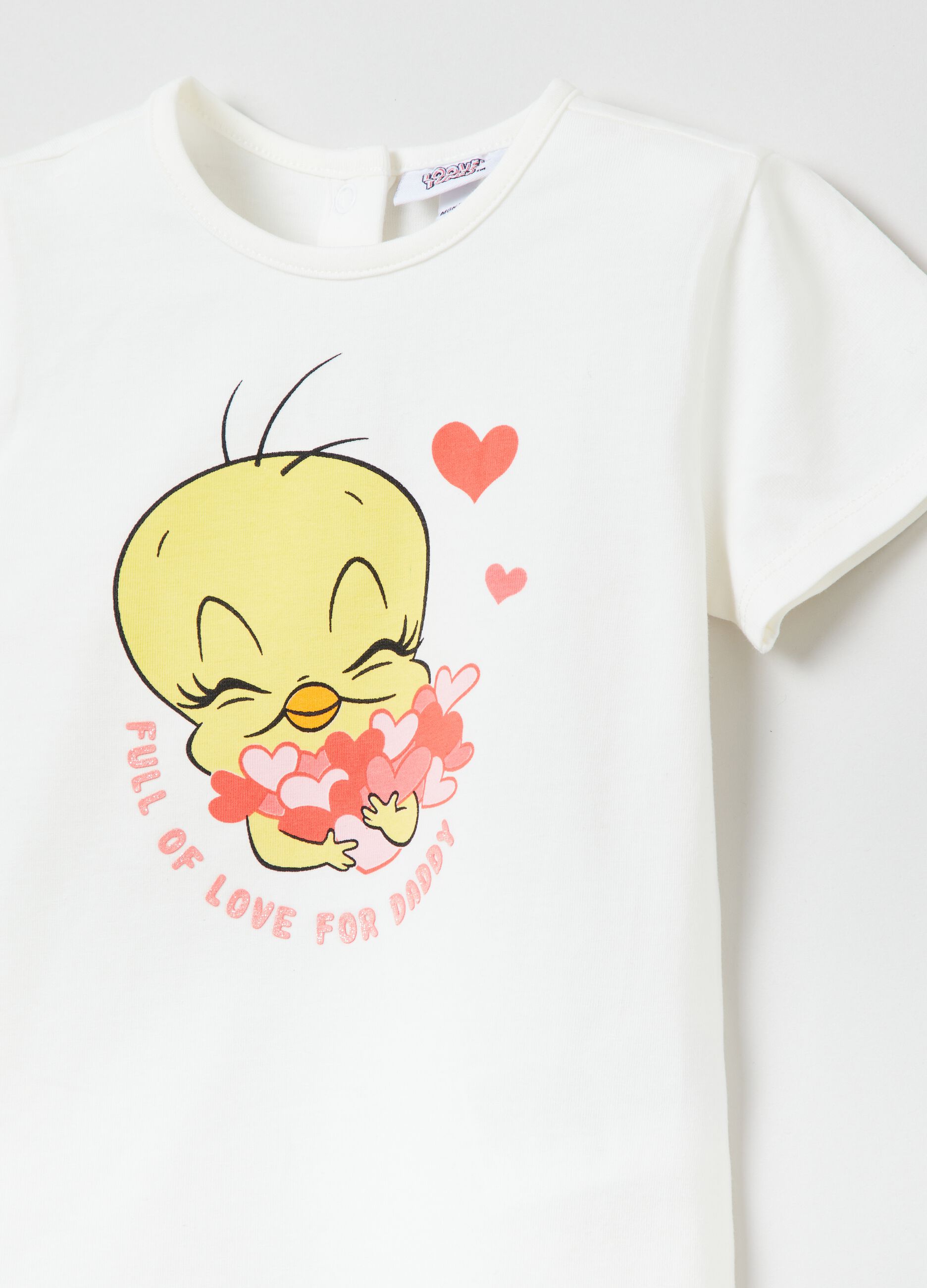 T-shirt with Looney Tunes Tweety Pie print