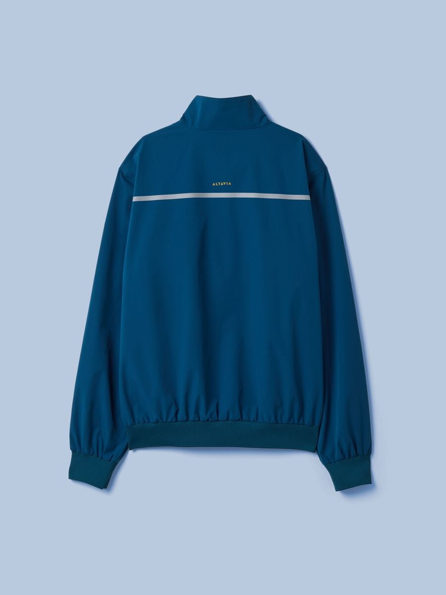 ALTAVIA SAILING blue windbreaker jacket with zip_5