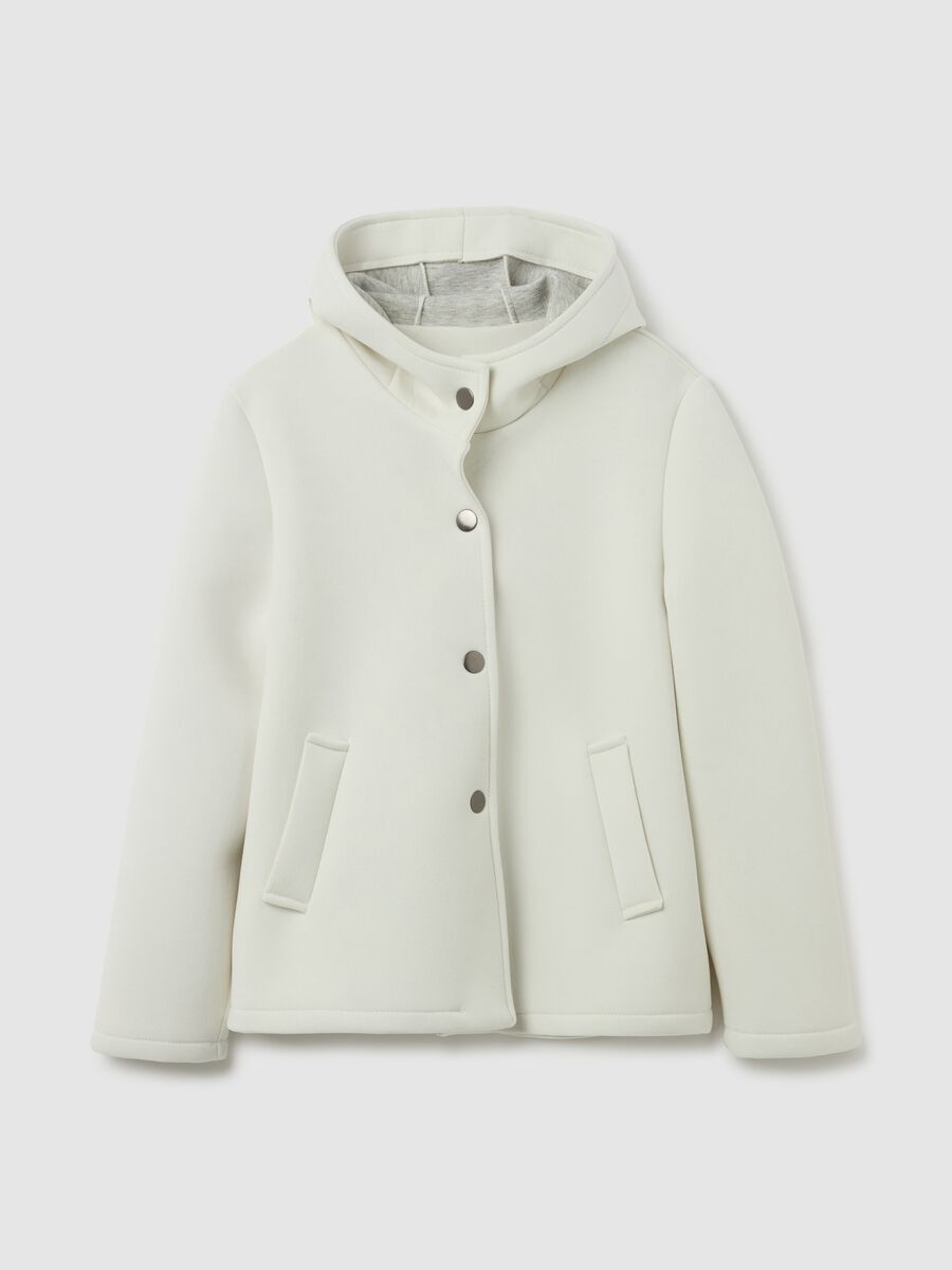 Short jacket with hood and buttons_4