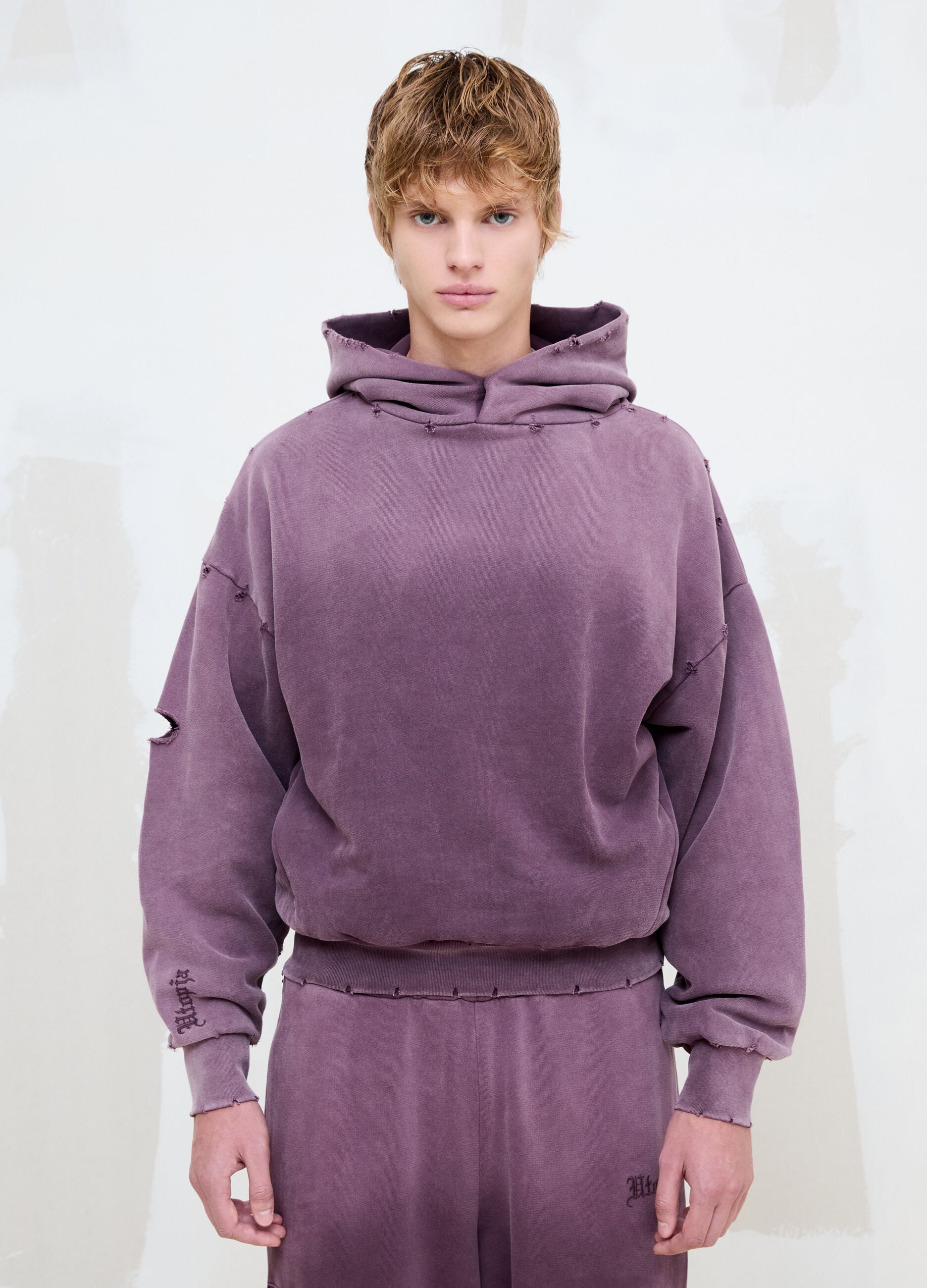 Hoodie Sunfaded Burgundy