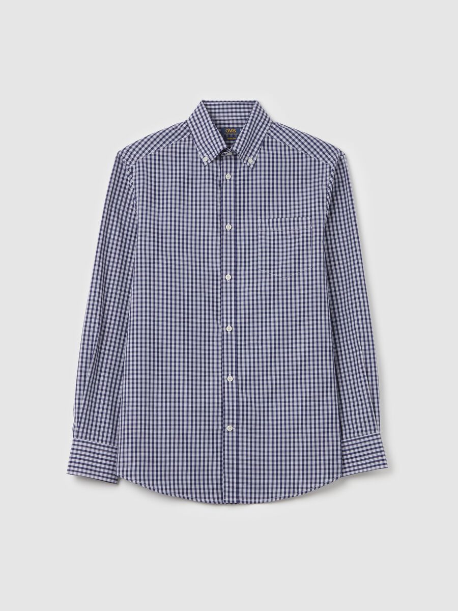 Regular-fit easy-iron check shirt_4