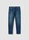 Slim fit blue denim jeans_4