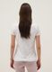 White regular fit pure cotton t-shirt with logo_2
