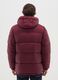Burgundy The Iconic Puffer Jacket with Adjustable Hood_3