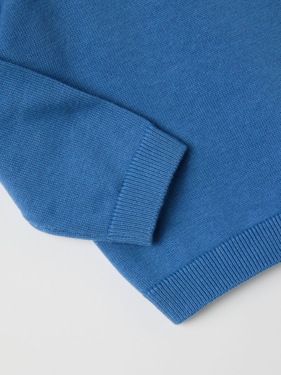 Blue pure cotton children's jumper_3