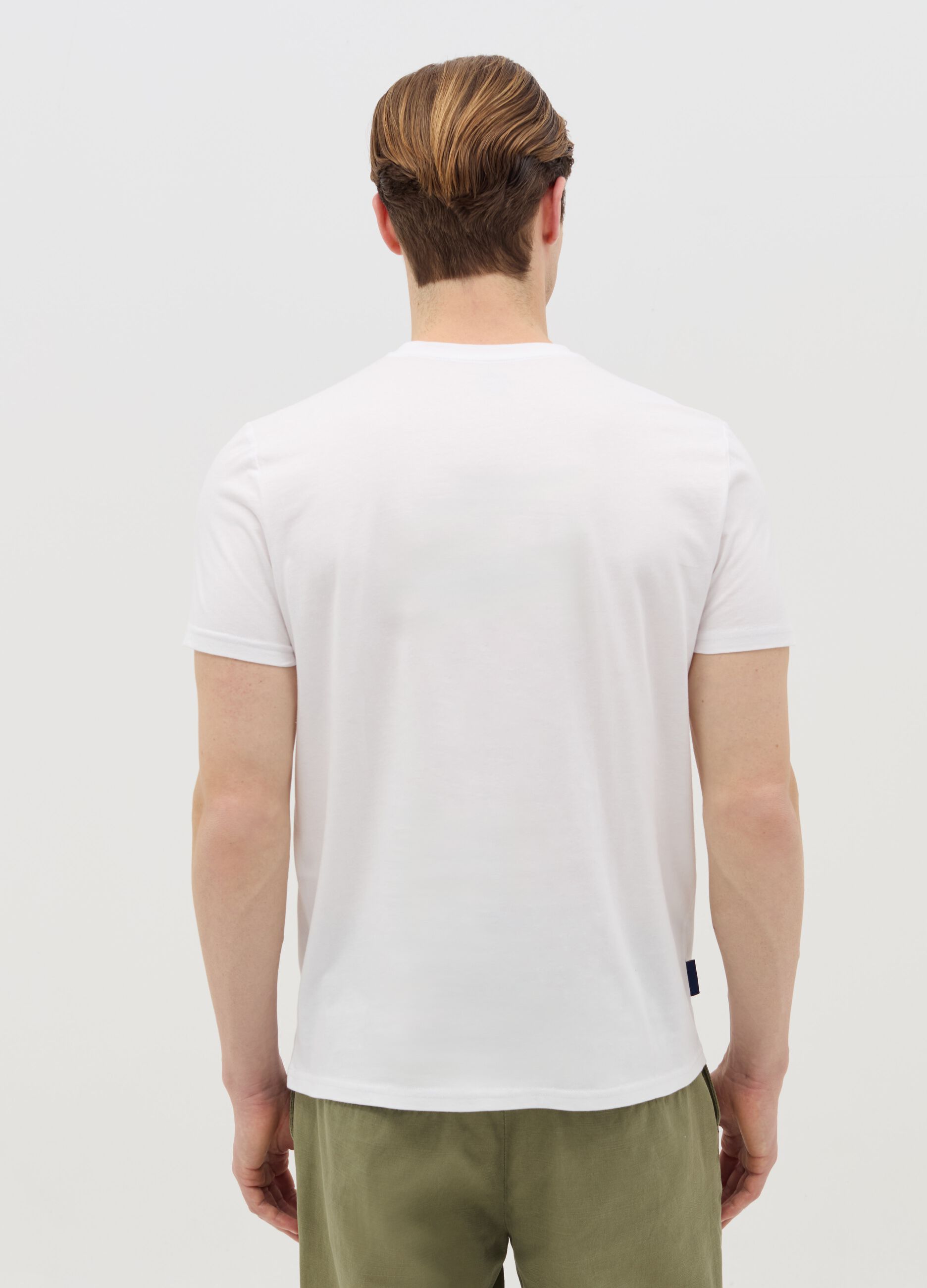 Cotton T-shirt with "Venezia Italy" print