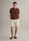 Beige pure cotton chino shorts, regular fit_0