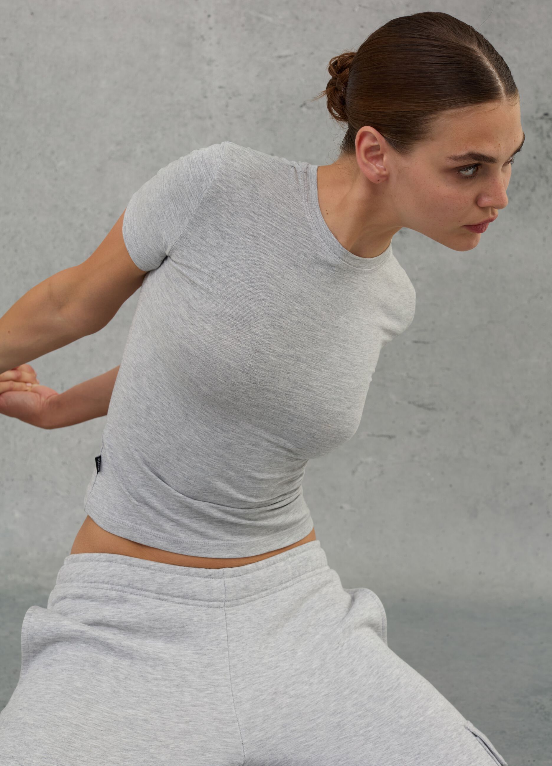 Perfect T-shirt Grey Mélange