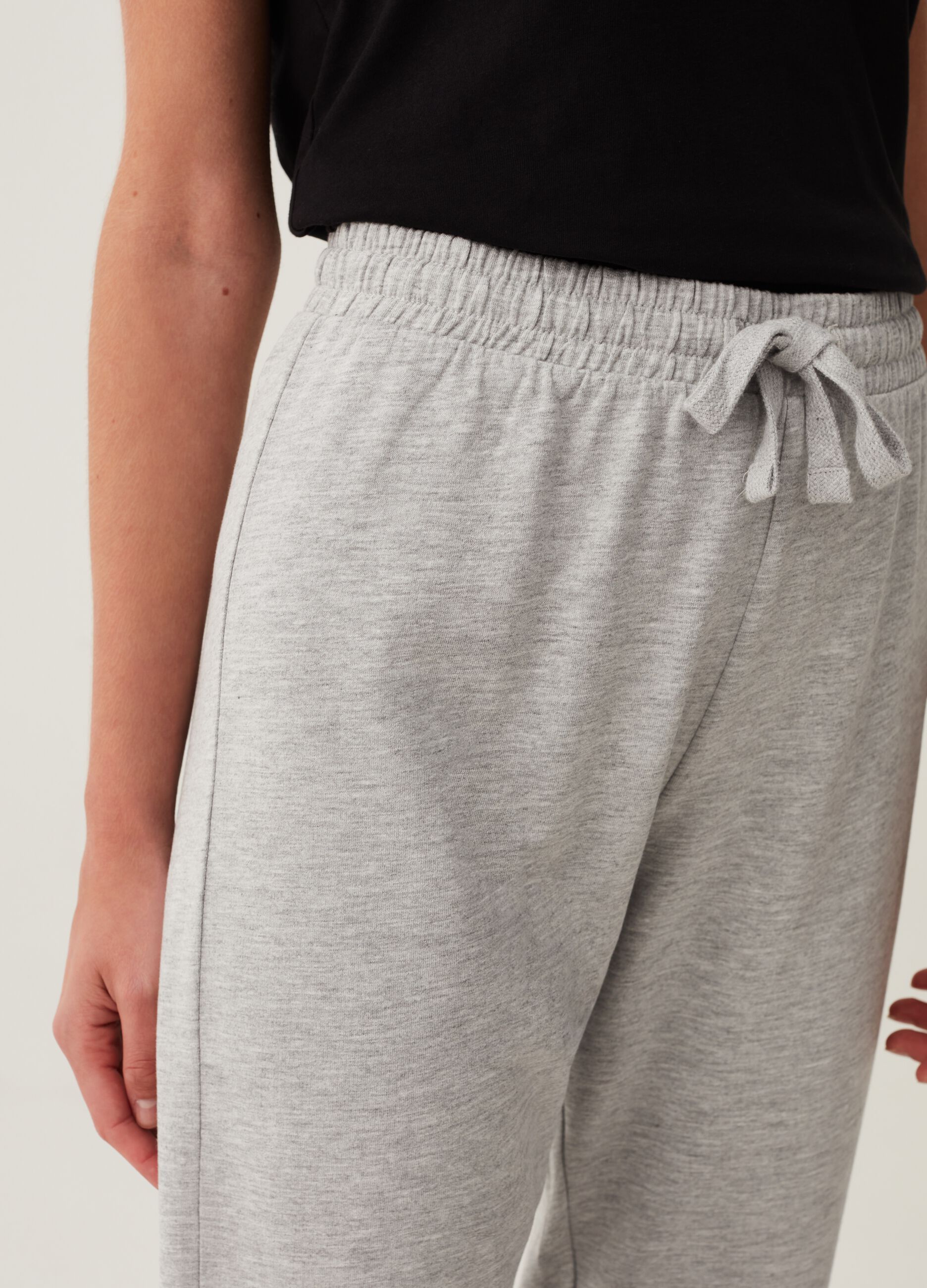 Joggers in French Terry con coulisse
