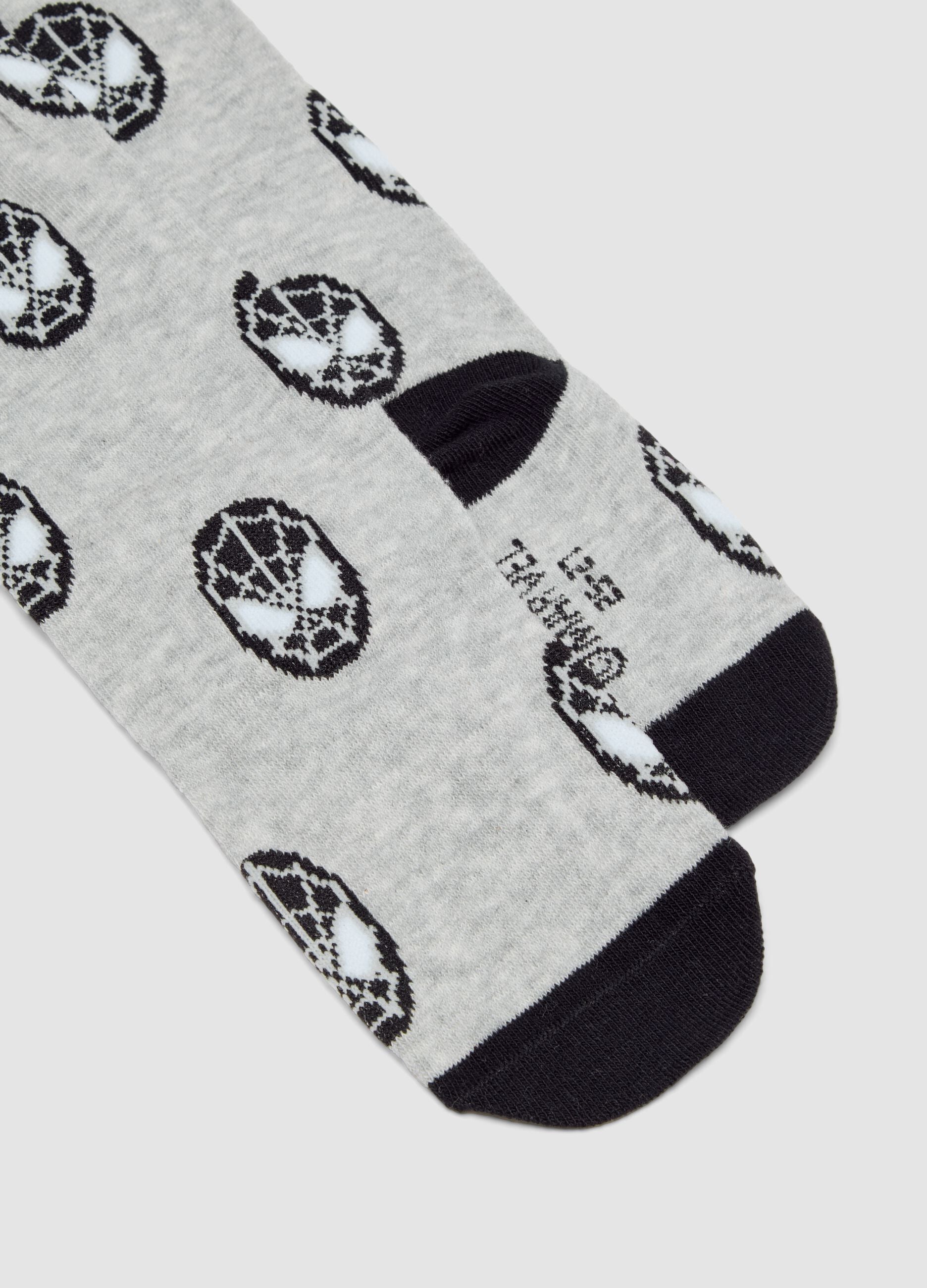 2-pack Marvel Spider-Man long socks in stretchy organic cotton