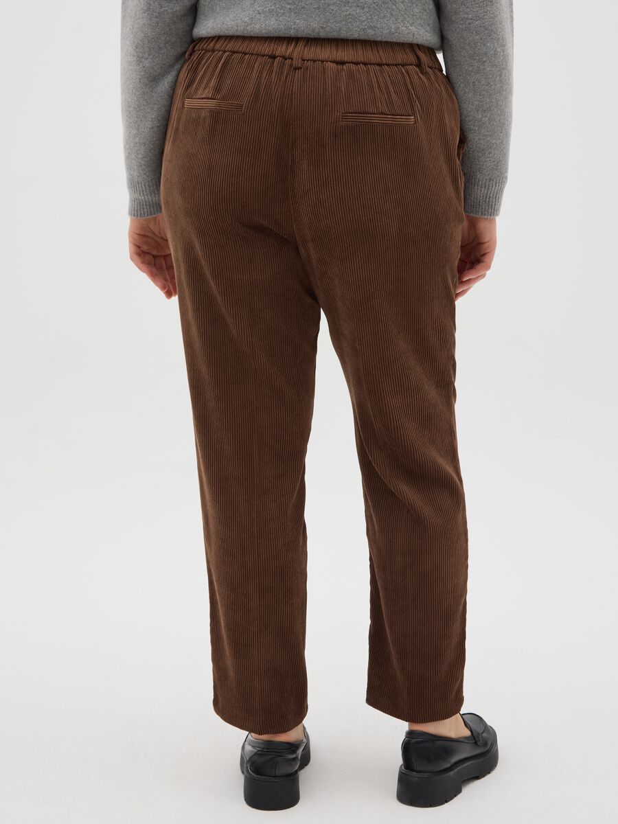 Pantaloni marroni wide leg_2