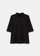 T-shirt with mock neck and elbow-length sleeves_4