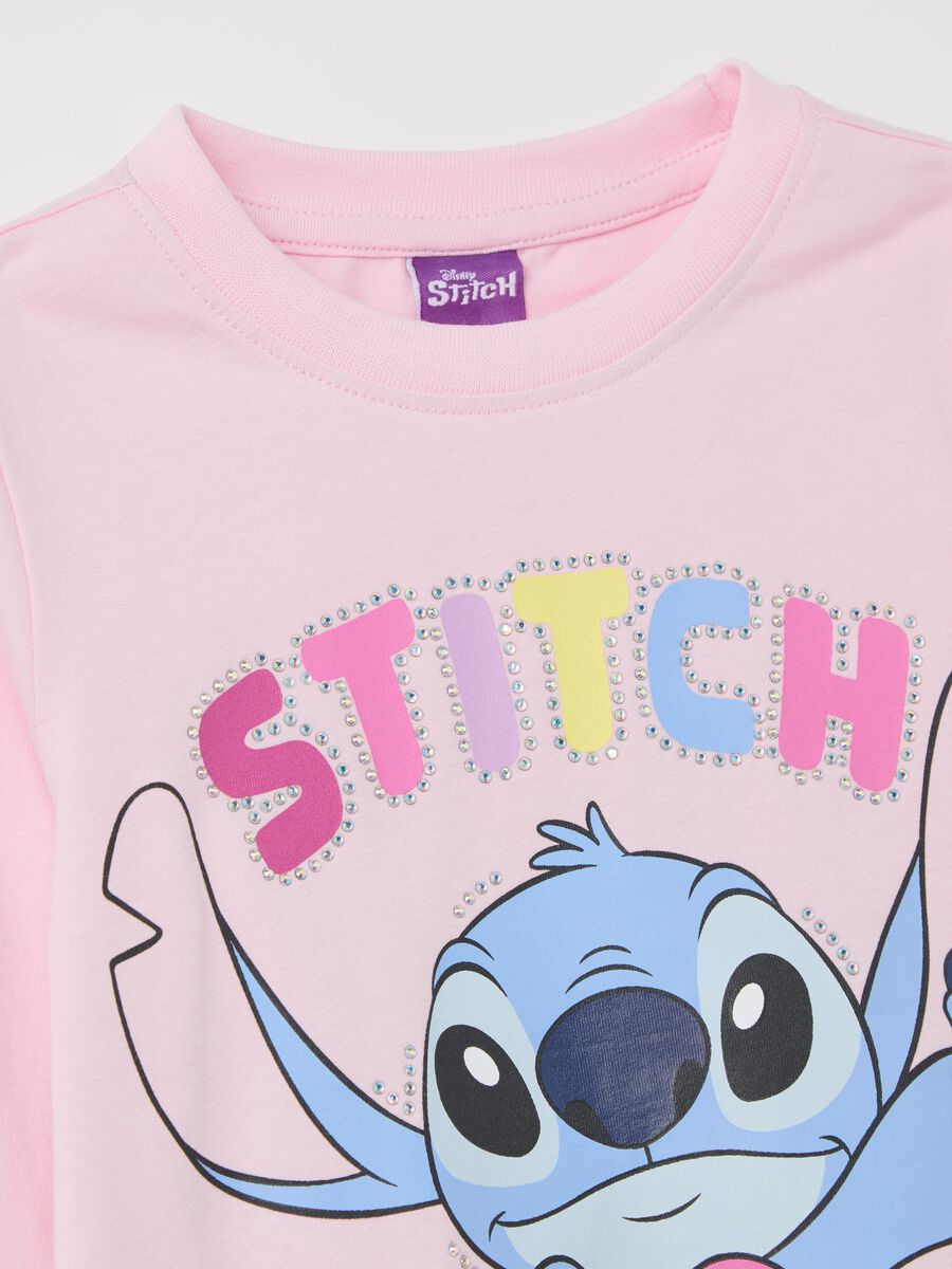 Long-sleeved T-shirt with Stitch print_2