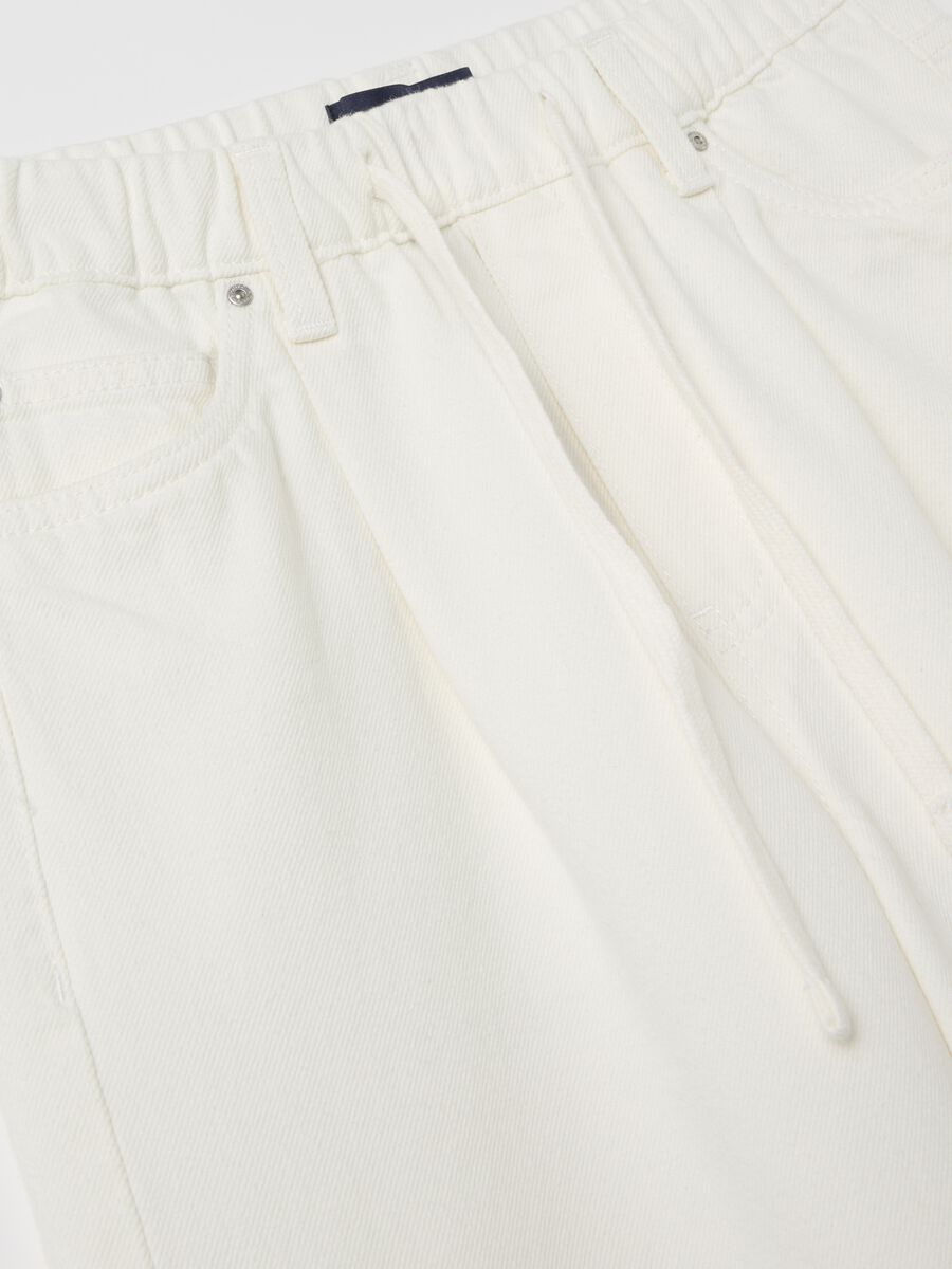 Wide-leg jeans with drawstring_5