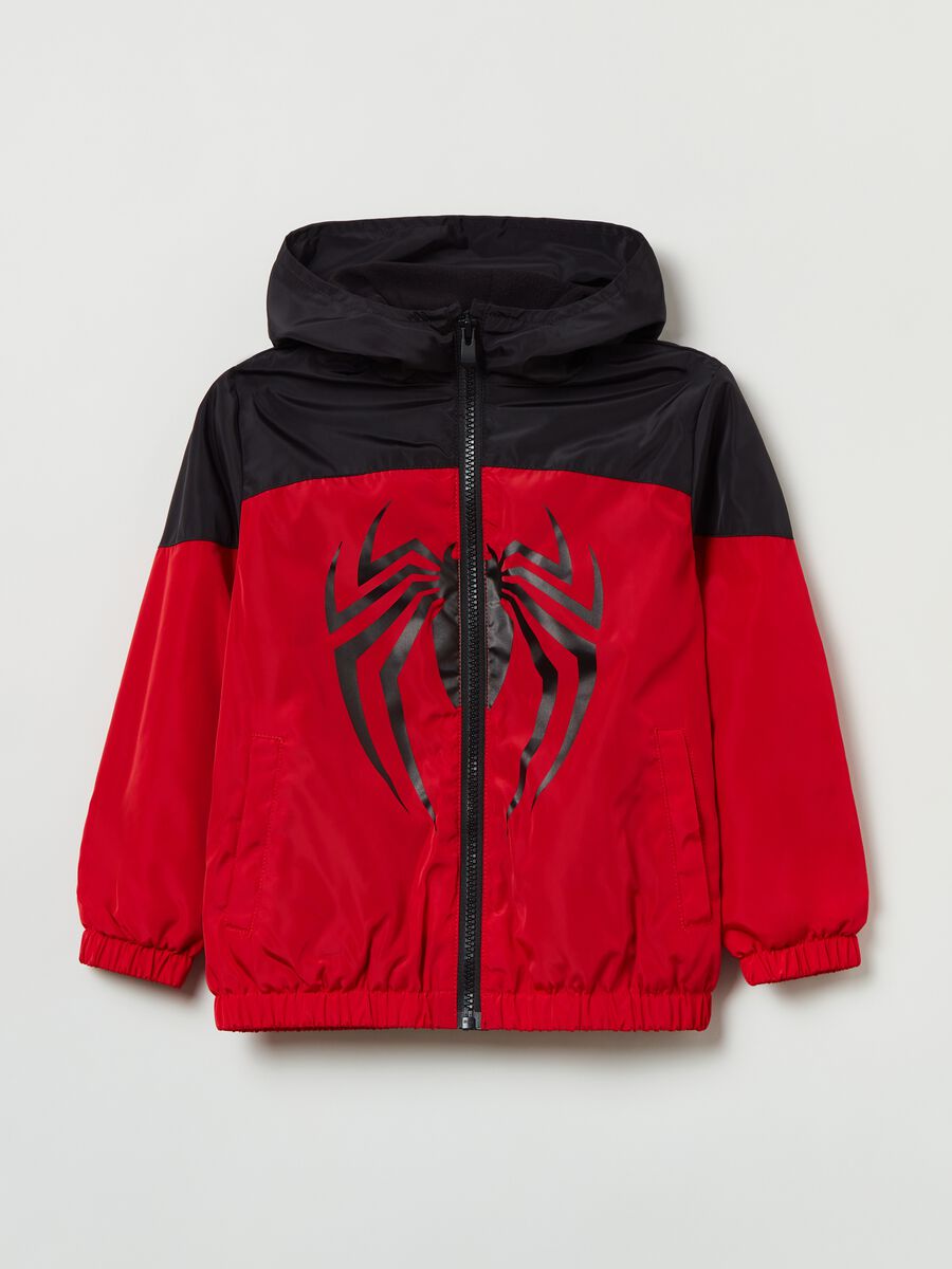 Giacca impermeabile stampa Spider-Man_0