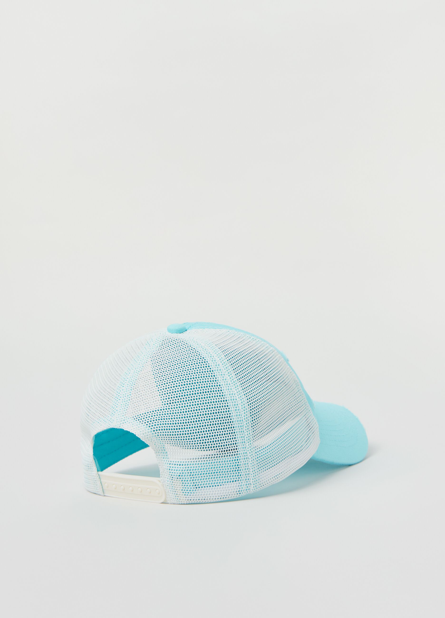 Distressed Trucker Cap Turquoise_4
