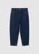 Boys' Blue Baggy Pure Cotton Jeans_3