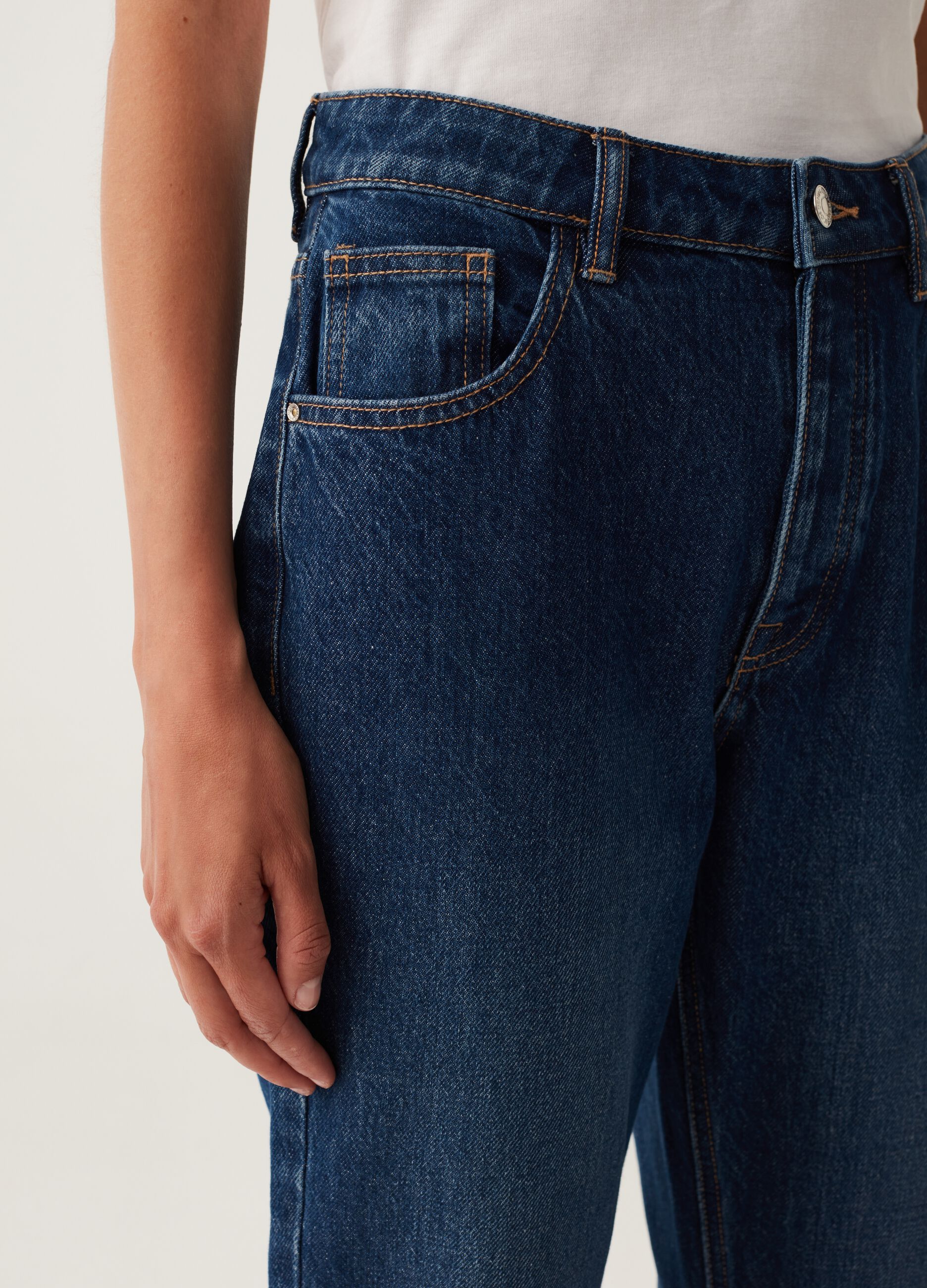 Jeans cropped straight fit