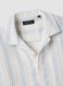 Camicia bianca in misto cotone a righe over fit_6