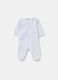 Organic cotton onesie with feet and application_1