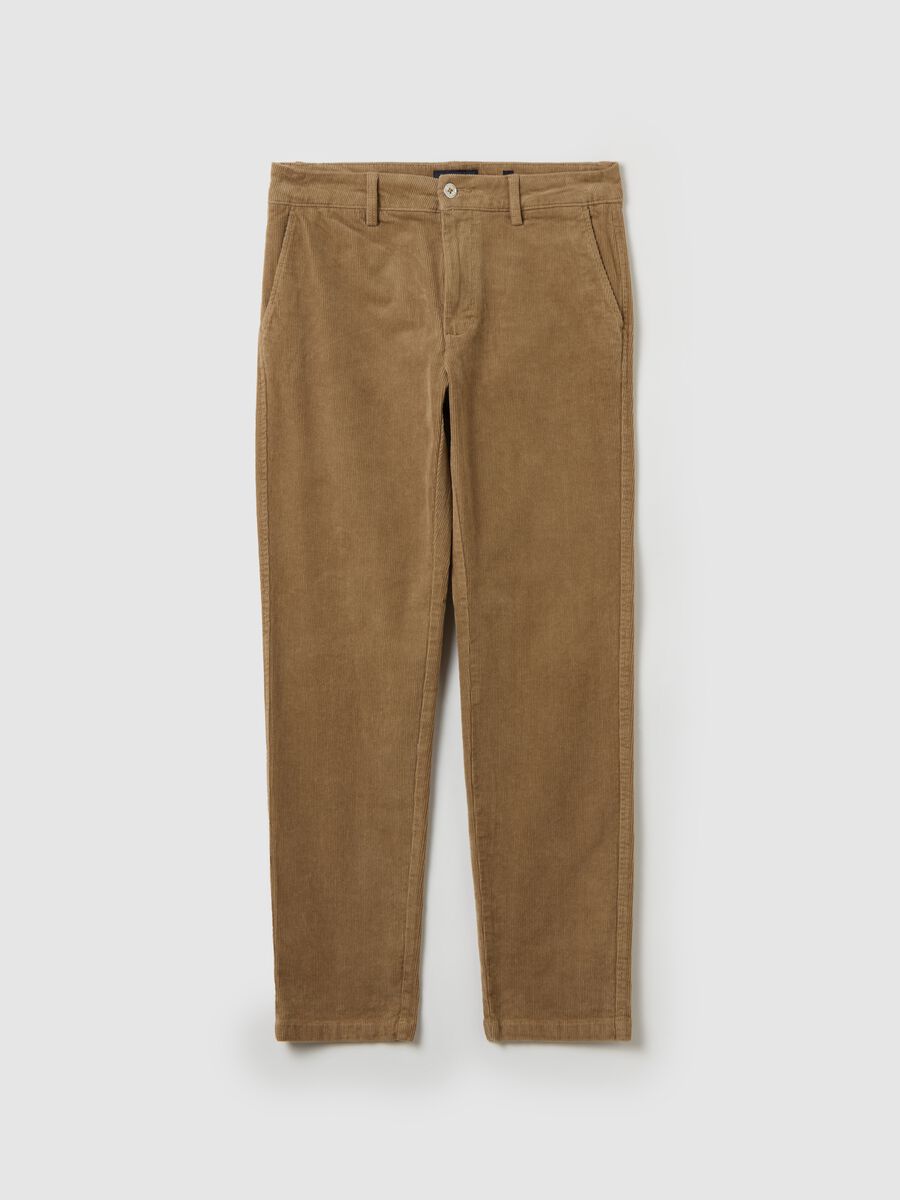 Corduroy chino trousers_4