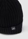 Black pure wool beanie_2