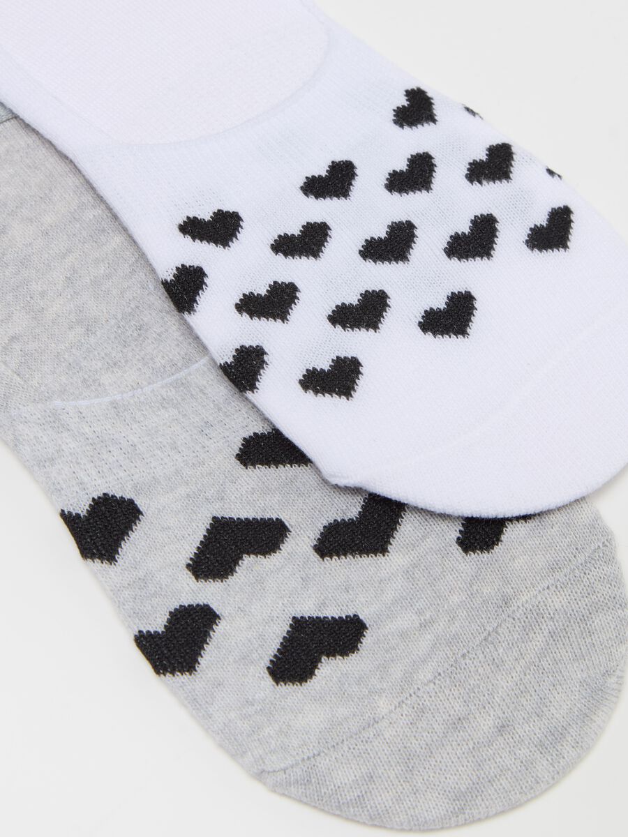 Five-pair pack shoe liners with design_2