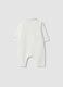 White organic cotton-blend babygrow with Disney embroidery_1