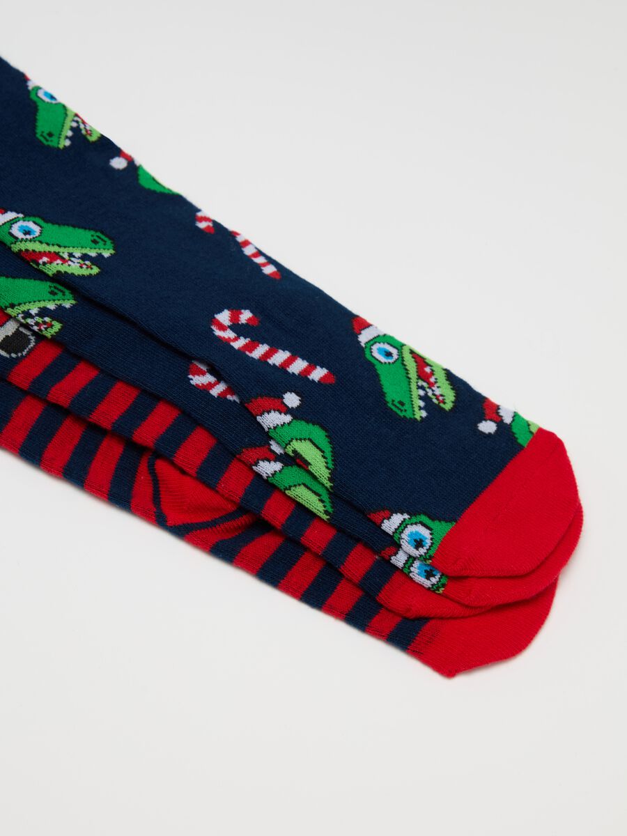 Two-pack socks in organic cotton with Christmas design_2