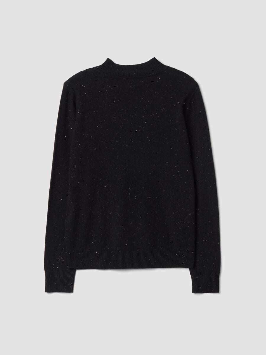 Black viscose-blend high-neck jumper, regular fit_6