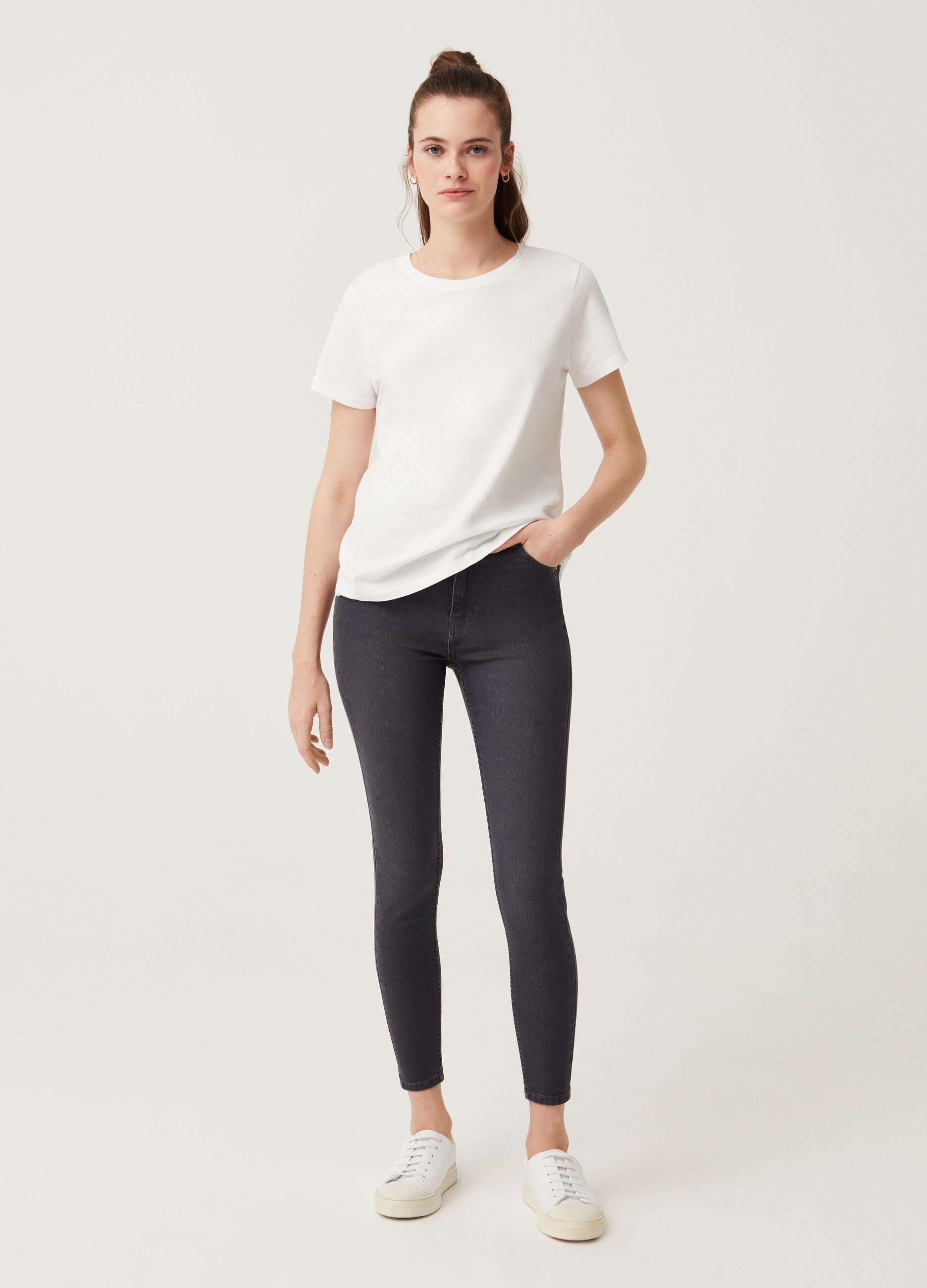 Jeans skinny fit cinque tasche_0