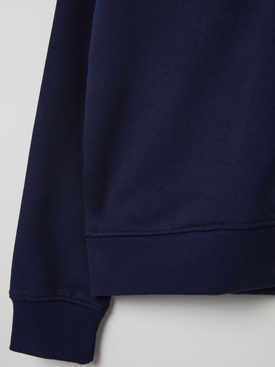 Essential full-zip sweatshirt with high neck_5