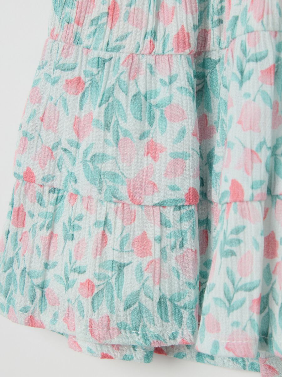 Crinkle dress with tulips print_2