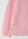 Girls' pink regular fit cotton blend cardigan_2