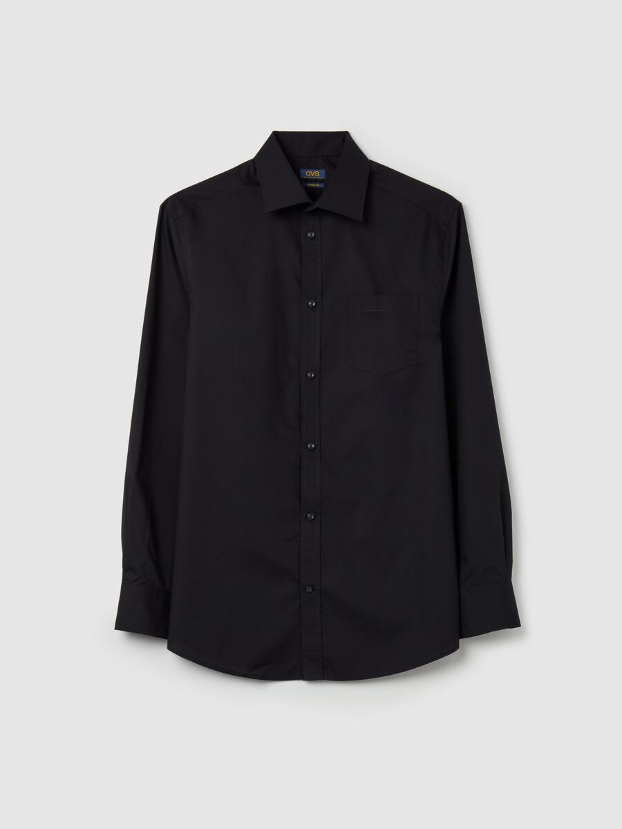 Regular-fit easy-iron shirt with pocket_4