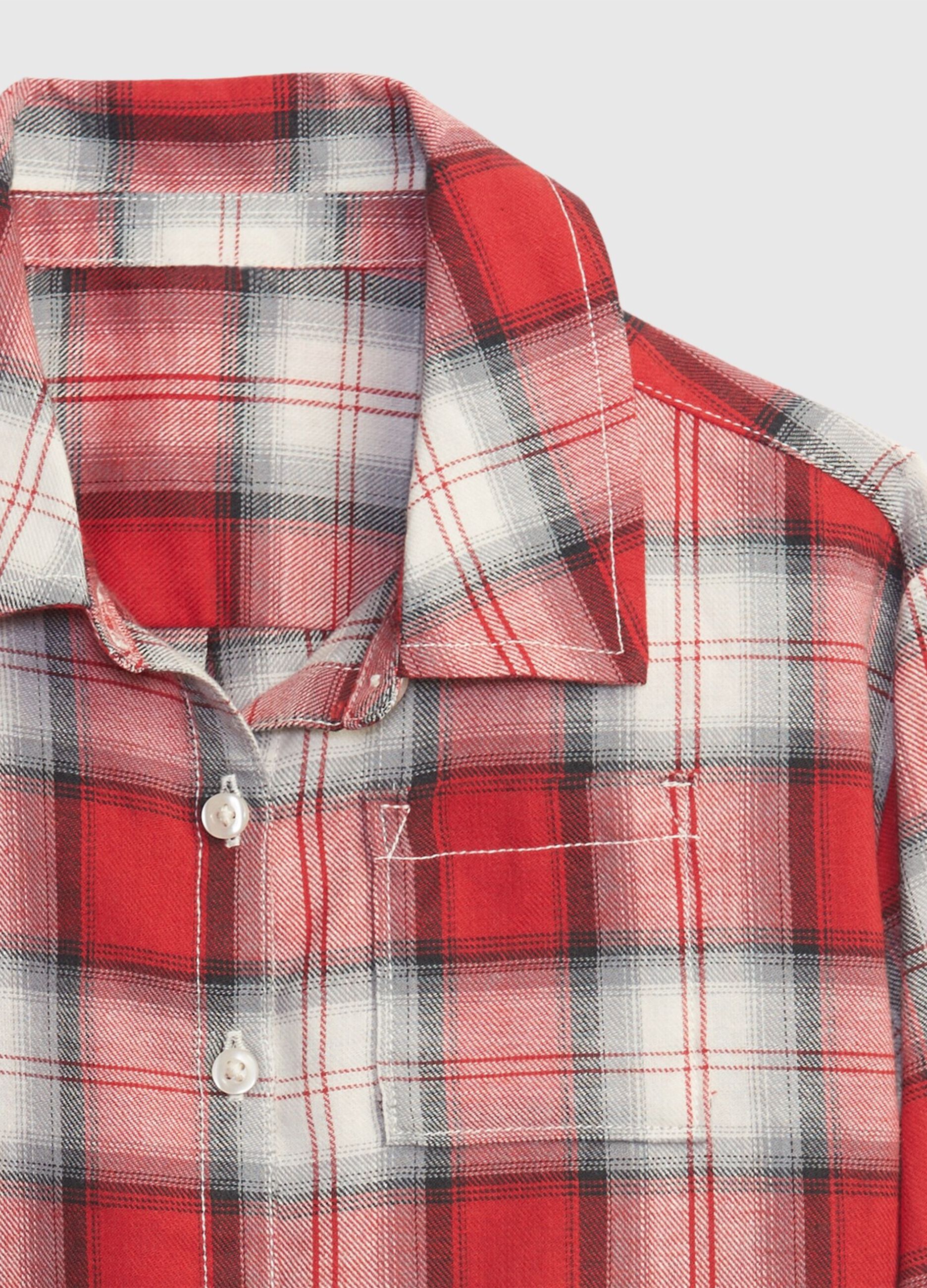 Flannel shirt in check pattern