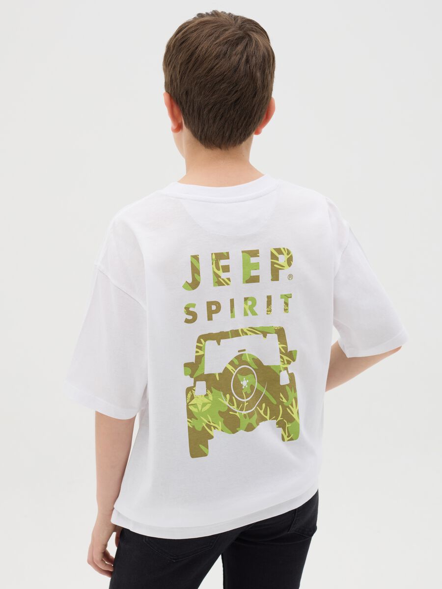 Cotton T-shirt with off-road vehicle and logo print_2