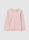 Baby girl's pink cotton regular fit top_0