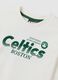 White children's pure cotton T-shirt with Celtics logo_1