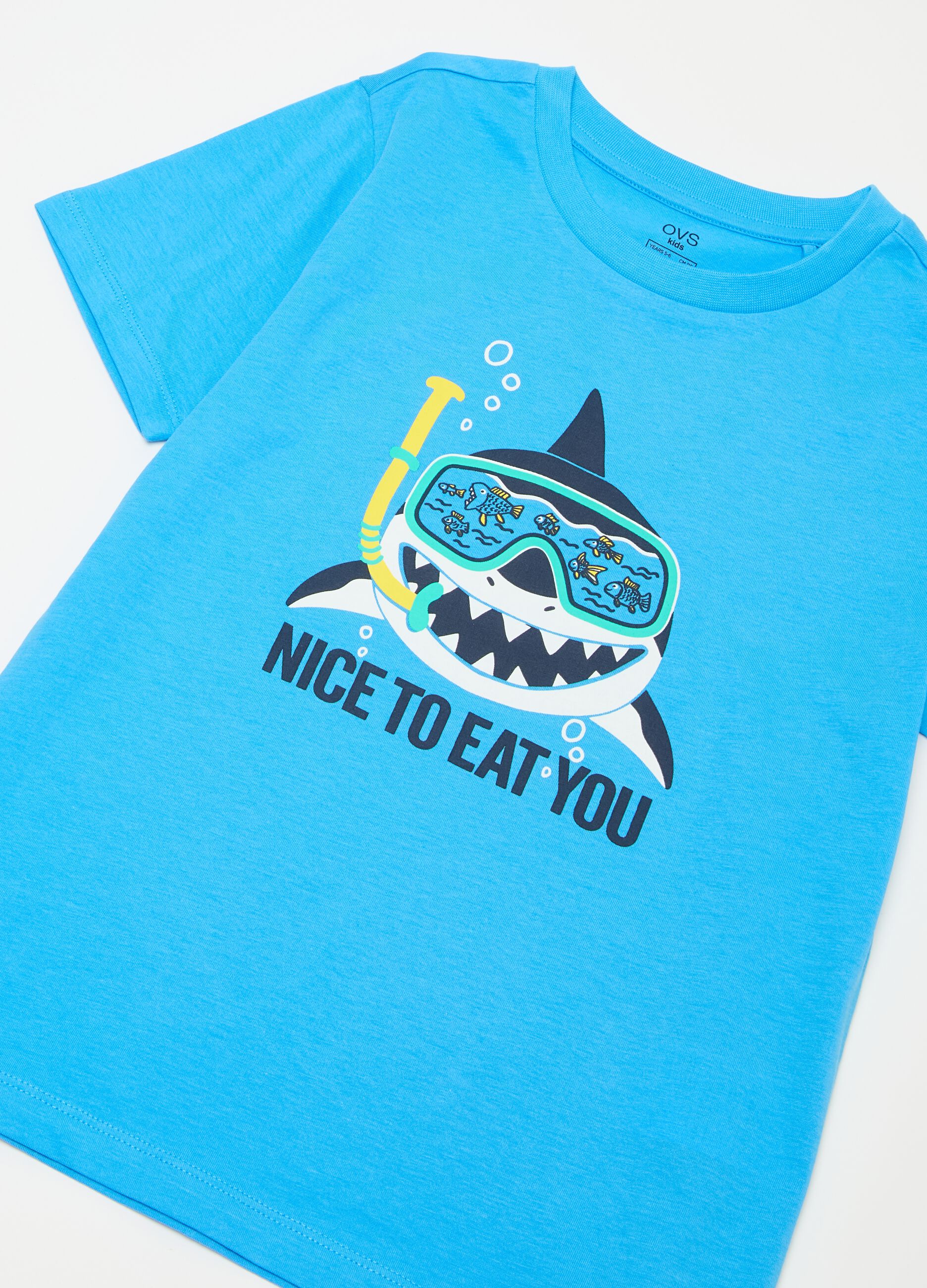 Organic cotton pyjamas with print