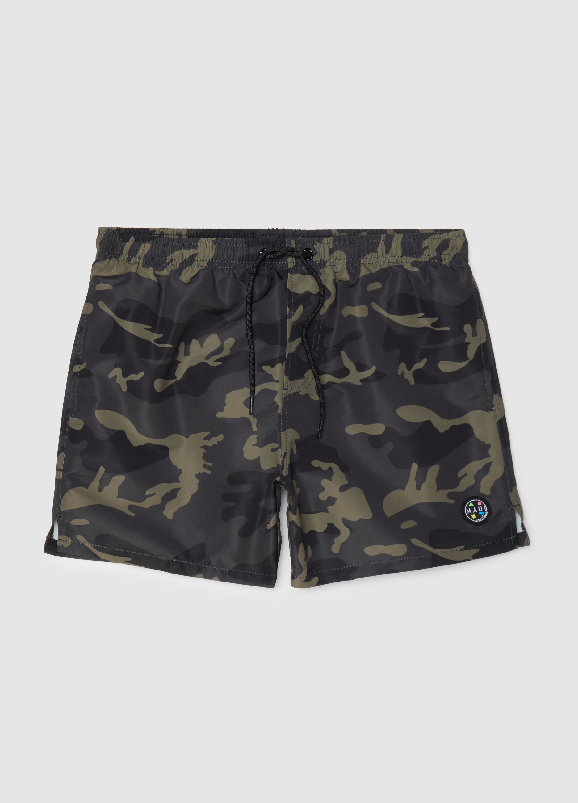 Men's multicolor regular fit swim trunks