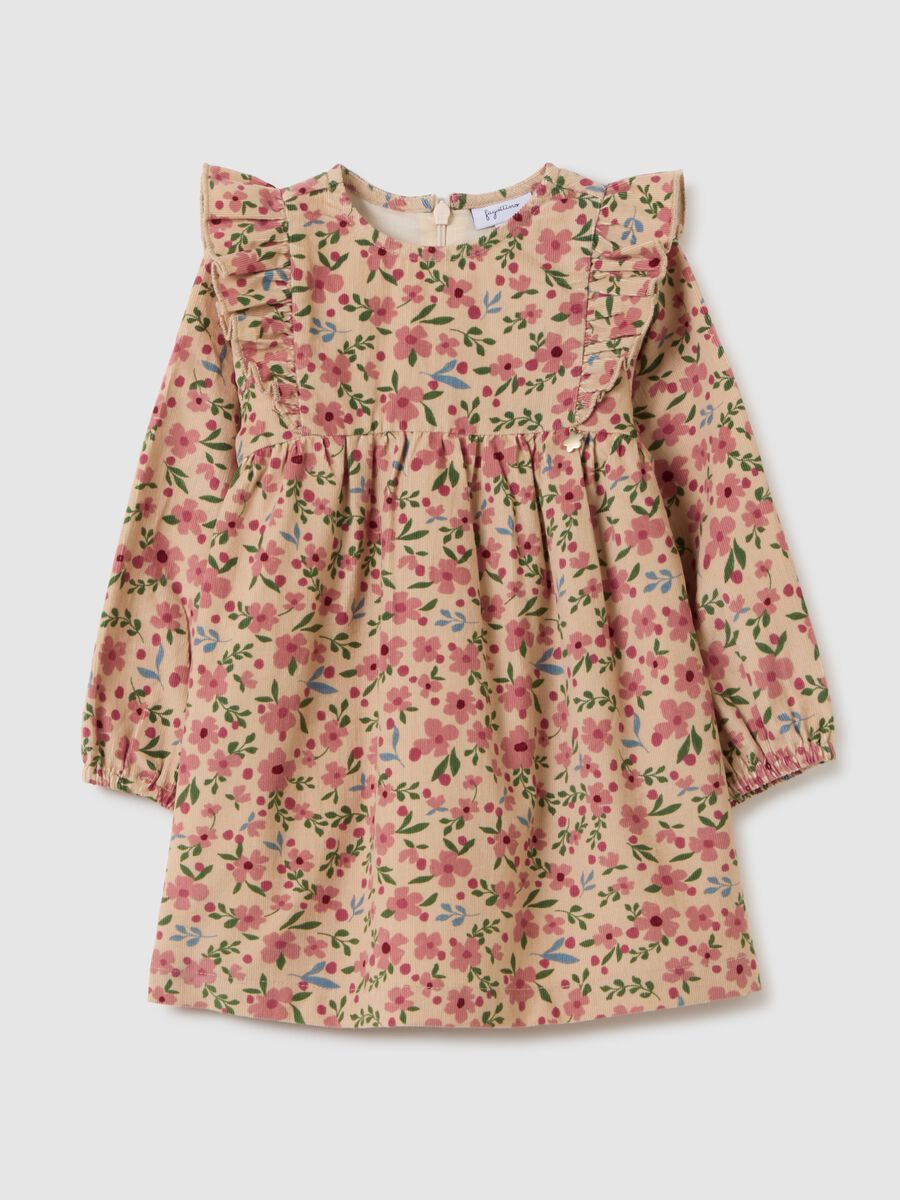 Abito da bimba in puro cotone multicolor regular fit_0