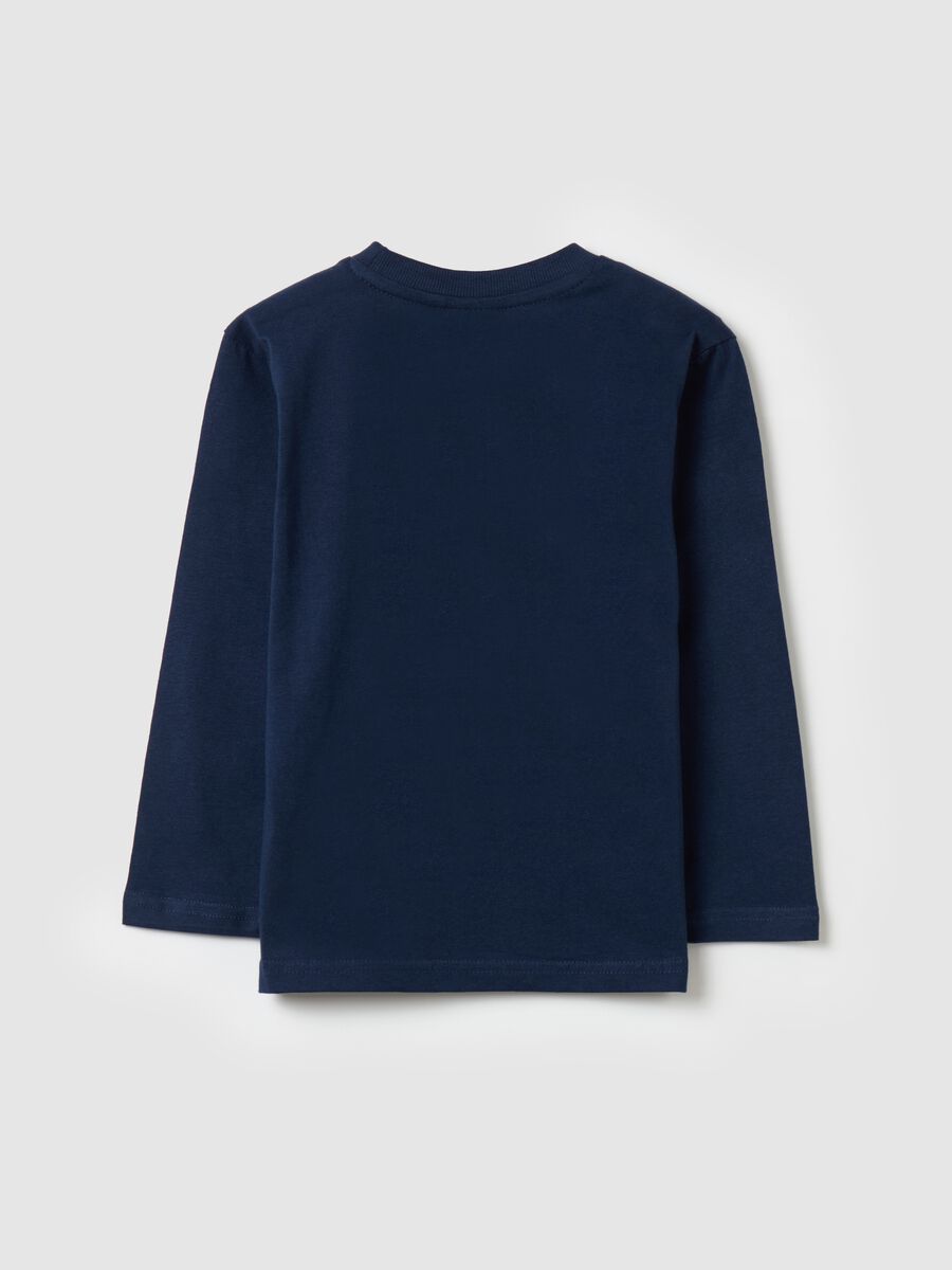 Long-sleeved T-shirt with Christmas Sonic print_1