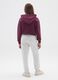 Girls' White Cotton Joggers Regular Fit_1