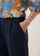 Blue stretch viscose palazzo trousers_3