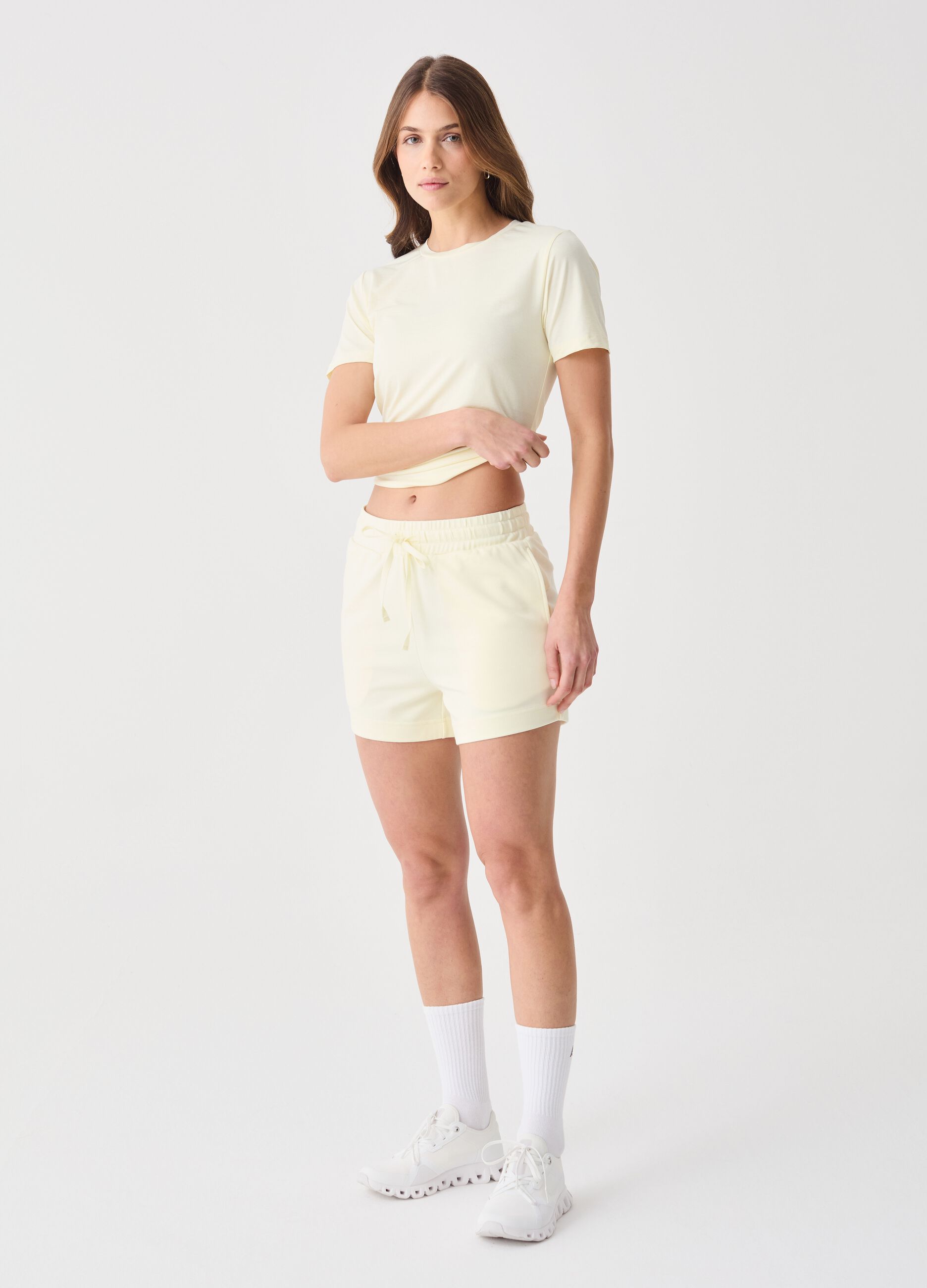 ALTAVIA STUDIO shorts with drawstring