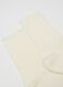 Long white socks in stretch cotton blend_2