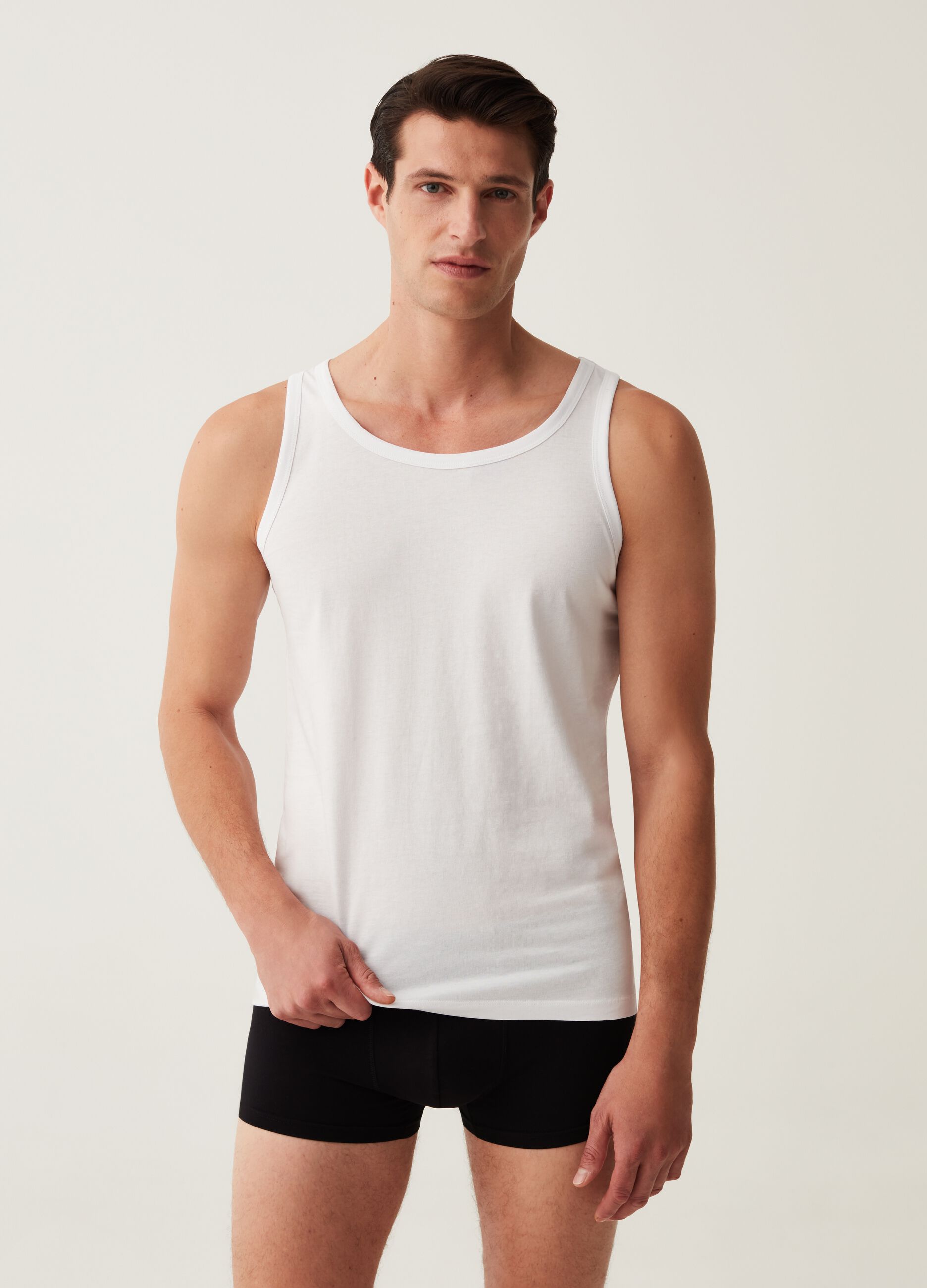Boxer in cotone stretch