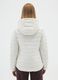 Giacca imbottita in bianco regular fit con cappuccio_3