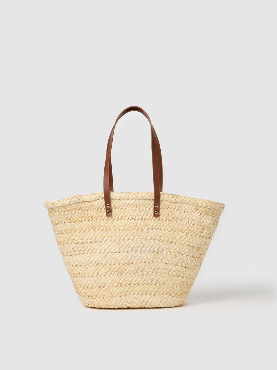 Multicolor straw women's bag with embroidery_1
